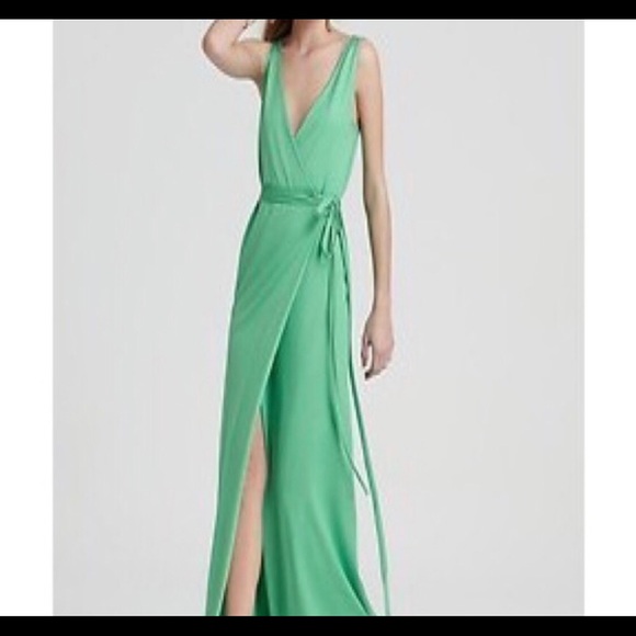DVF Yazhi Sleeveless Wrap Maxi Dress - Picture 1 of 5